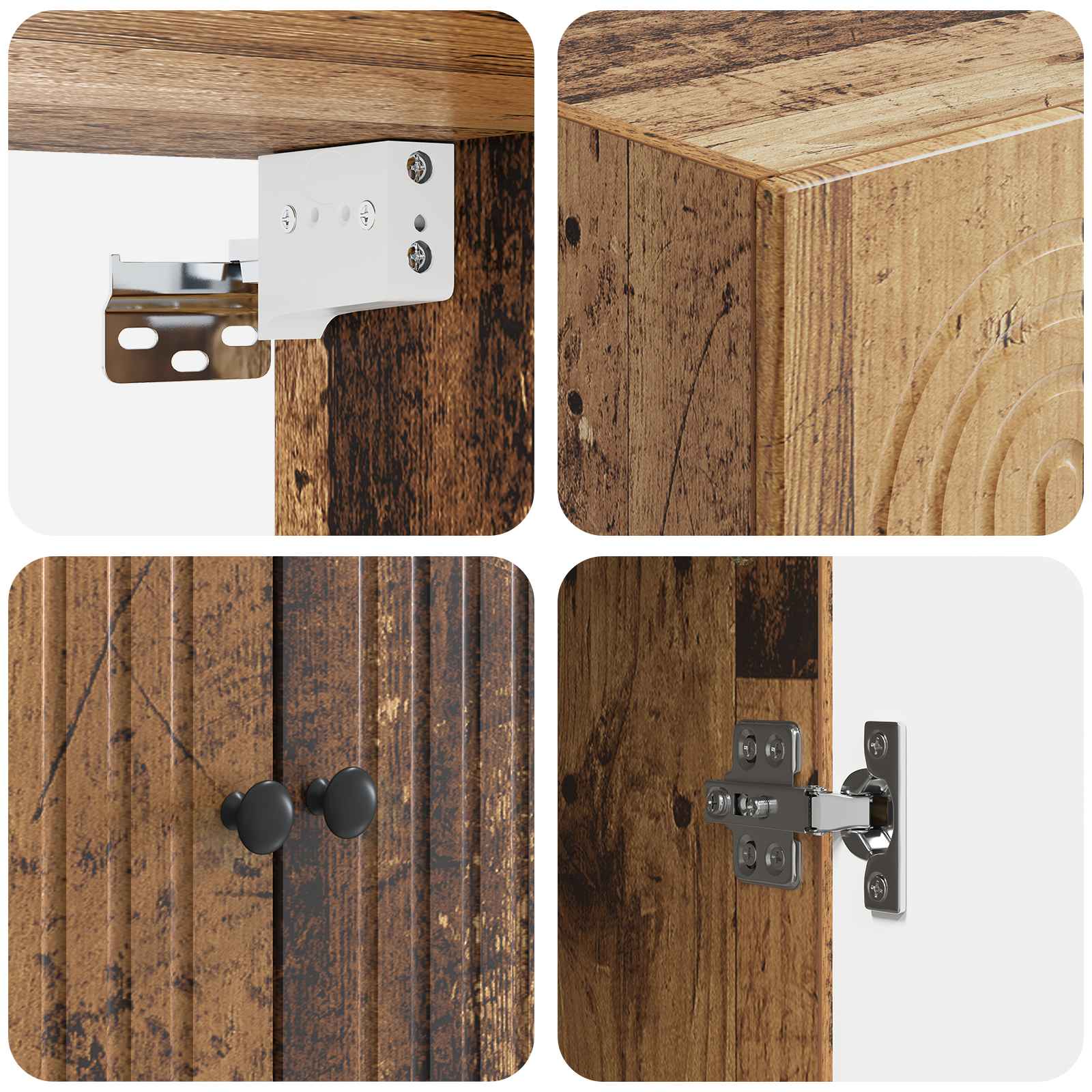 Wandschrank Altholz 59 x 31 x 60 cm Holzwerkstoff