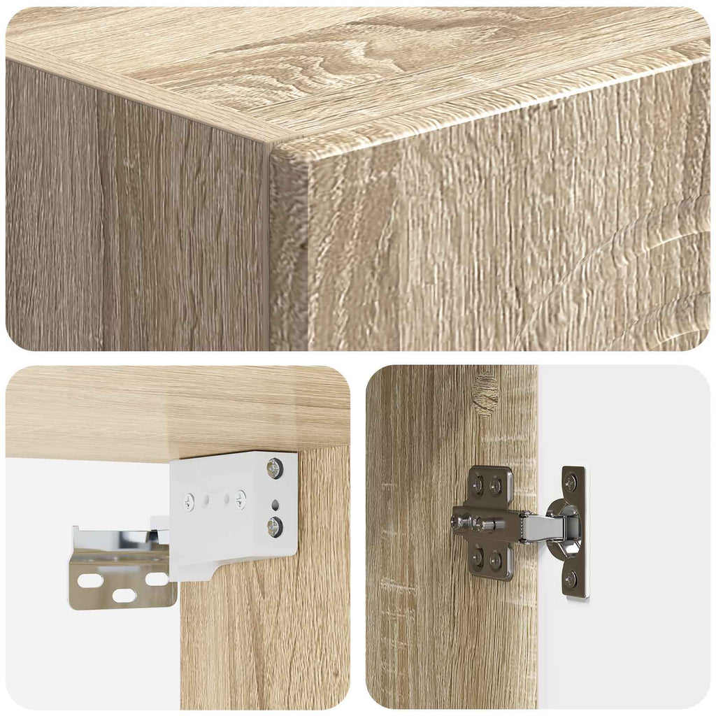 Wandschrank Sonoma-Eiche 33 x 34,5 x 90 cm Holzwerkstoff