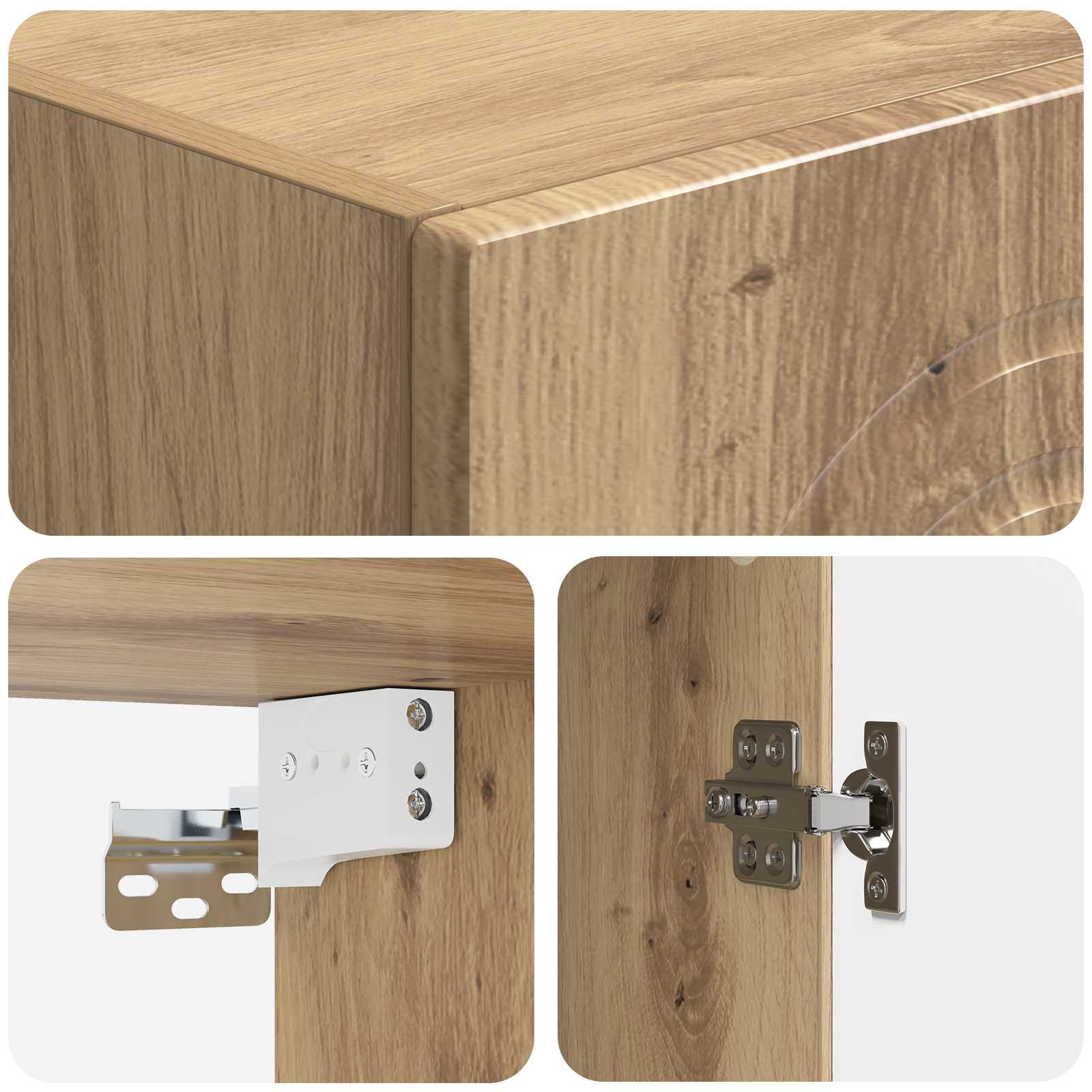 Wandschrank Artisan-Eiche 33 x 34,5 x 90 cm Holzwerkstoff