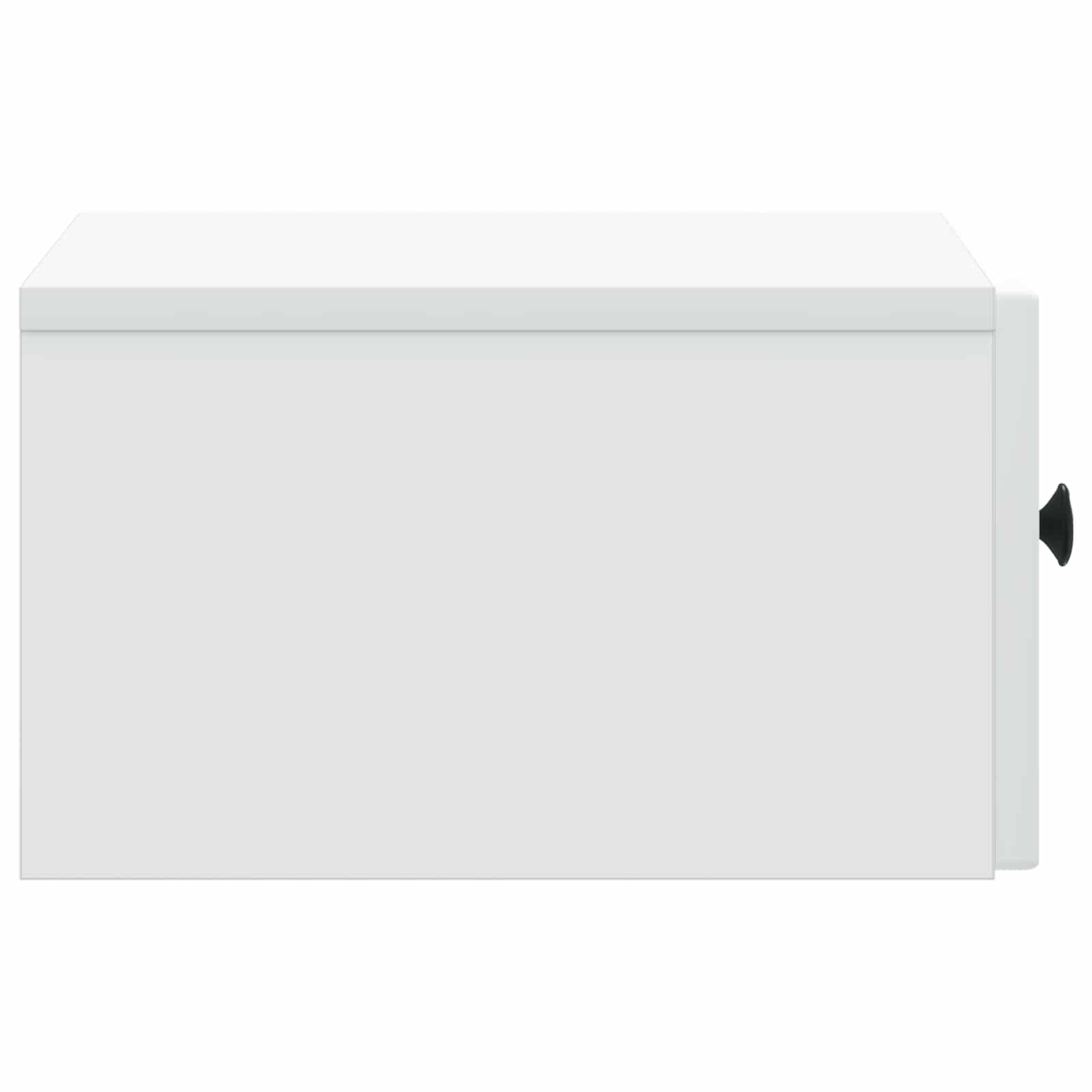 Wandmontierter Nachttisch 2 pcs Weiß 33 x 34,5 x 20 cm