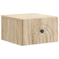 Wandmontierter Nachttisch Sonoma-Eiche 33 x 34,5 x 20 cm