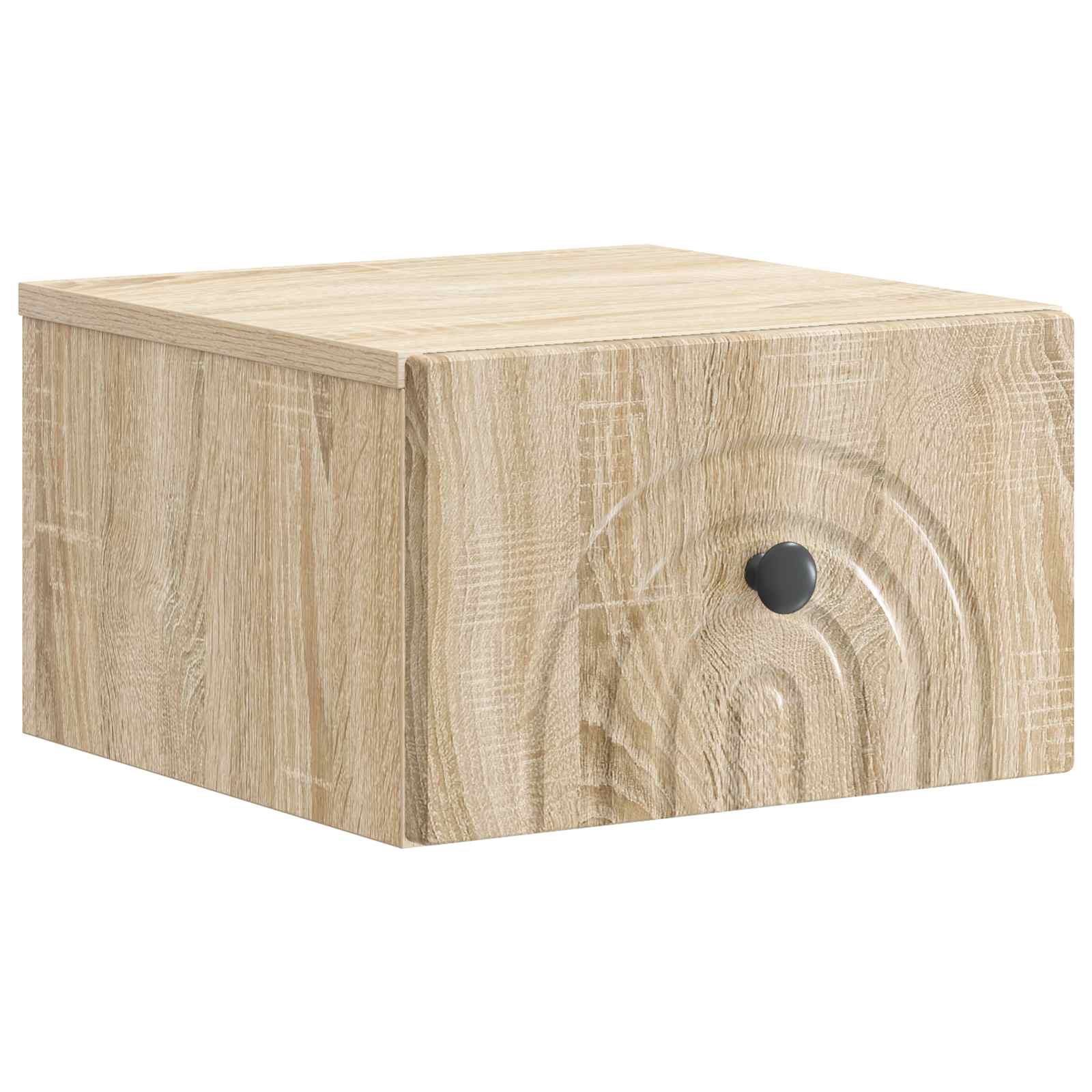 Wandmontierter Nachttisch 2 pcs Sonoma-Eiche 33 x 34,5 x 20 cm