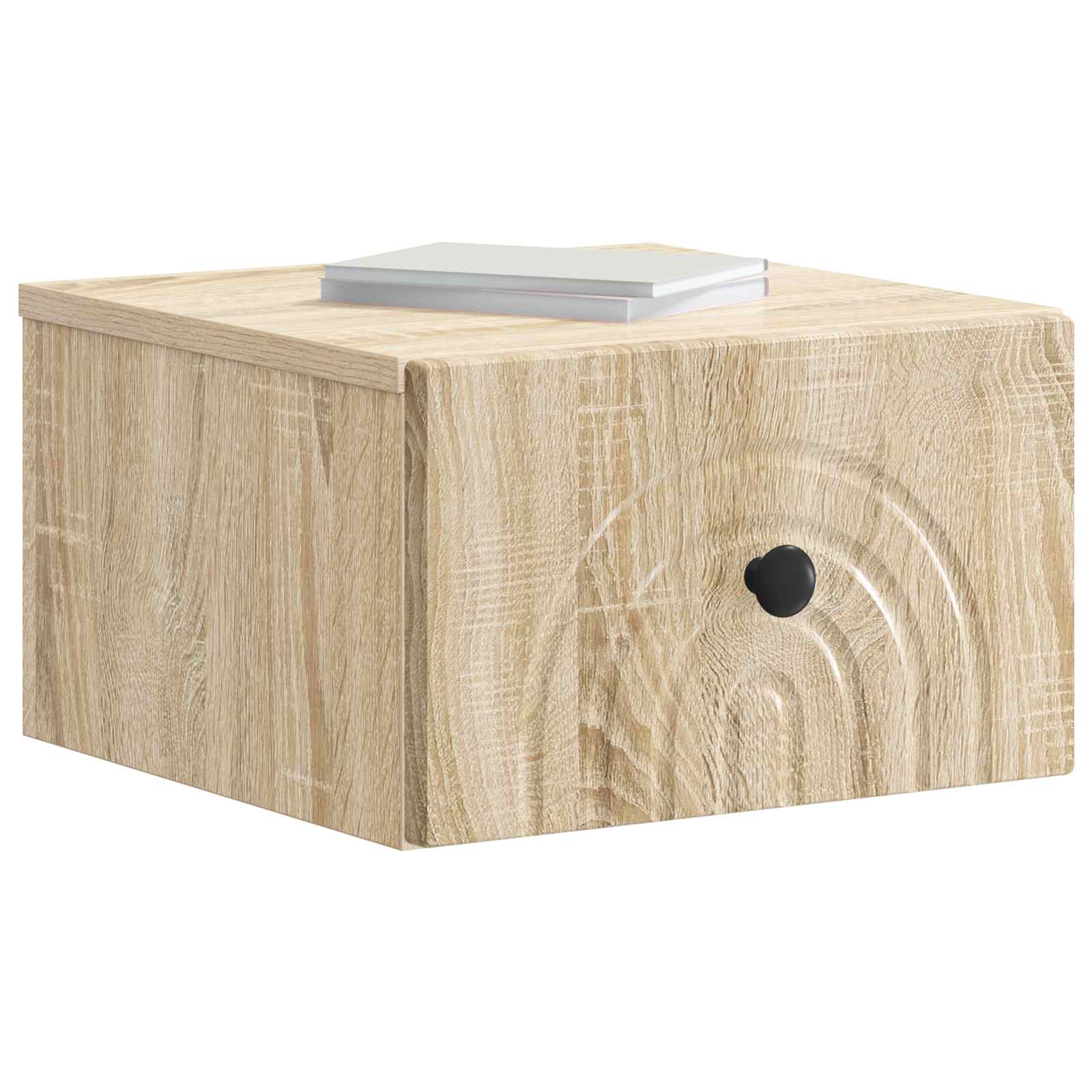 Wandmontierter Nachttisch 2 pcs Sonoma-Eiche 33 x 34,5 x 20 cm