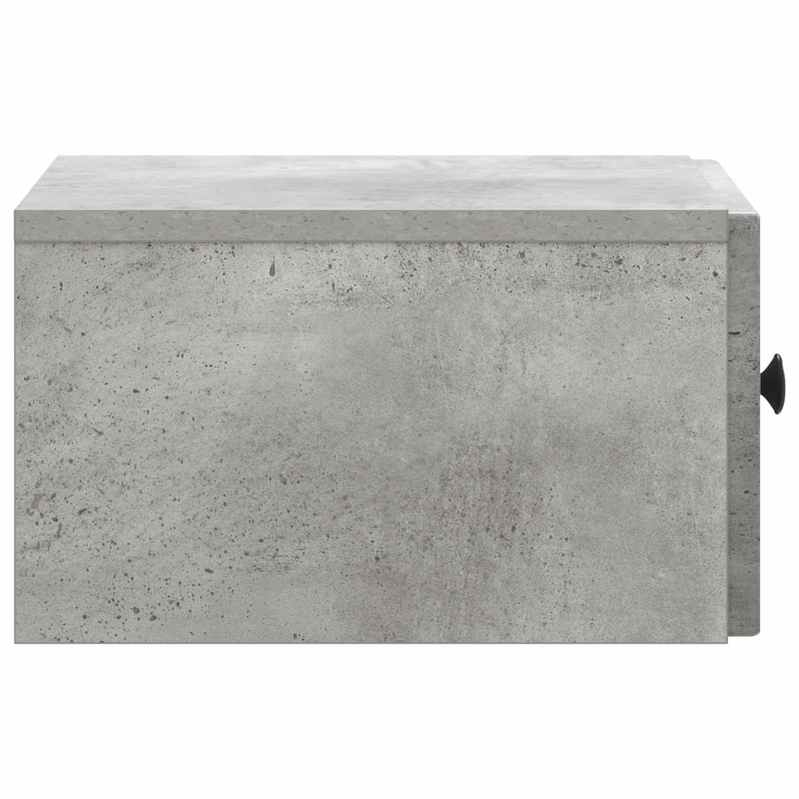 Wandmontierter Nachttisch 2 pcs Betongrau 33 x 34,5 x 20 cm