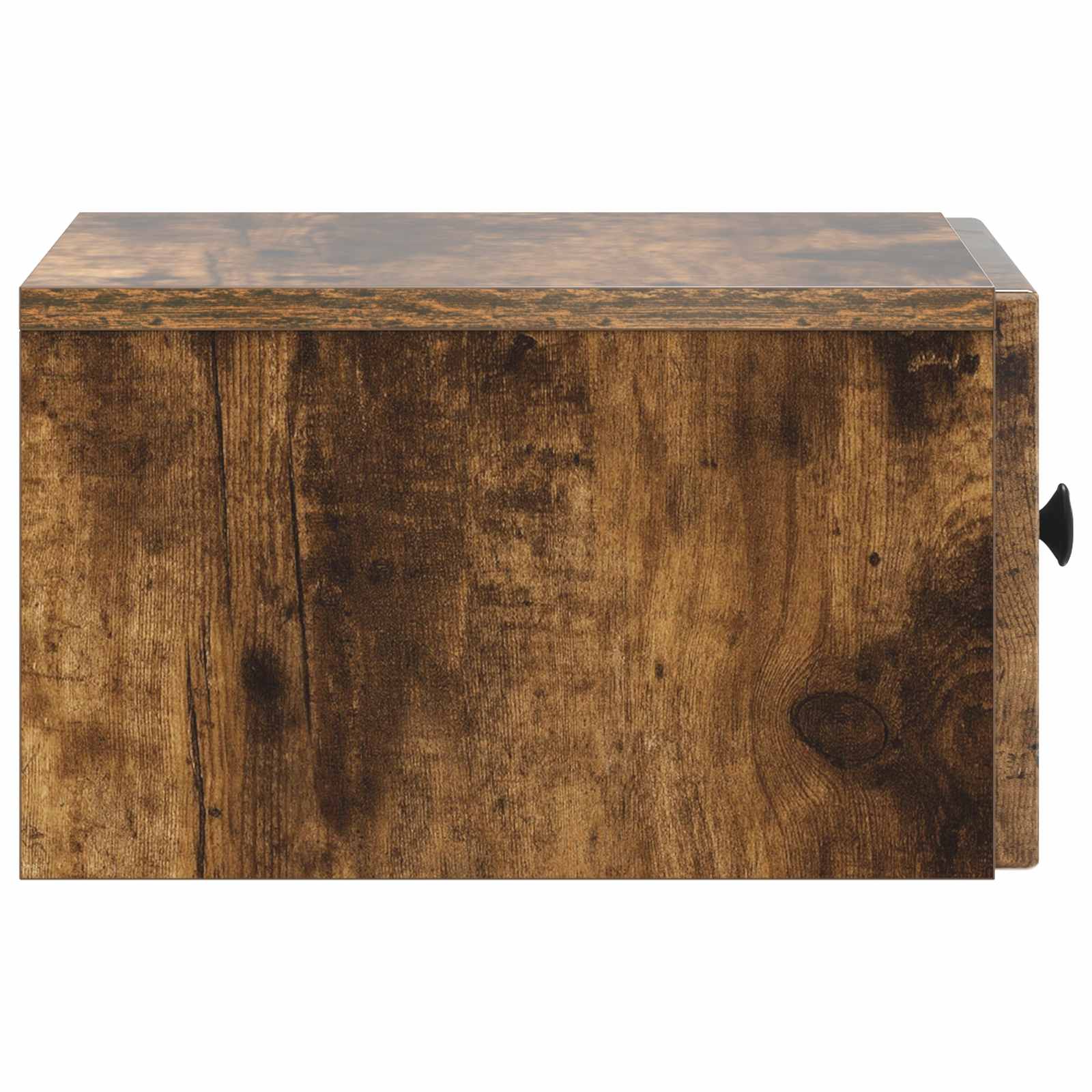 Wandmontierter Nachttisch 2 pcs Geräucherte Eiche Holzwerkstoff