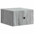 Wandmontierter Nachttisch Graues Sonoma 33 x 34,5 x 20 cm