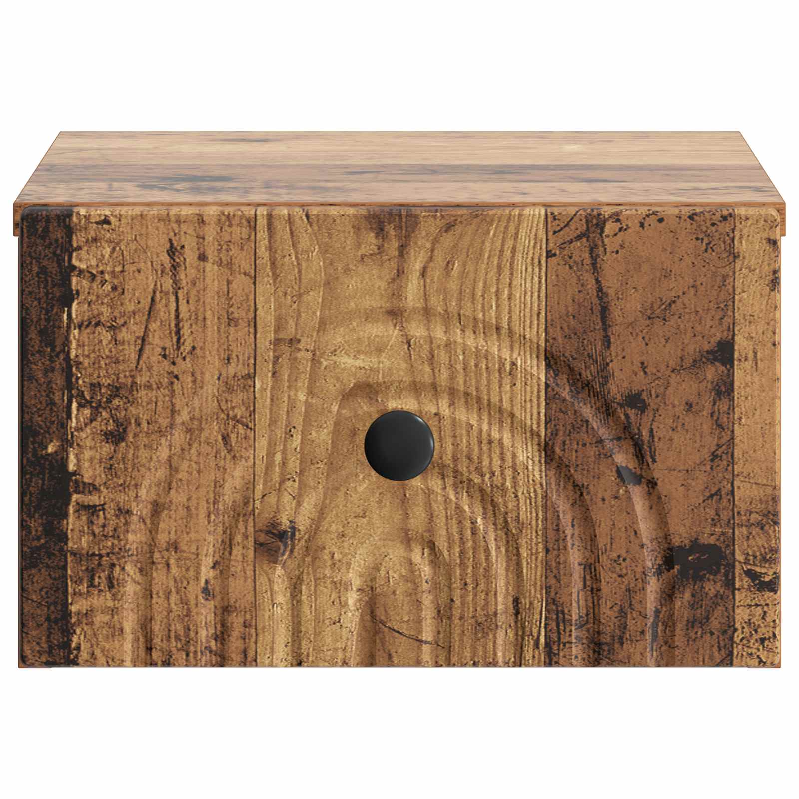 Wandmontierter Nachttisch 2 pcs Altholz 33 x 34,5 x 20 cm