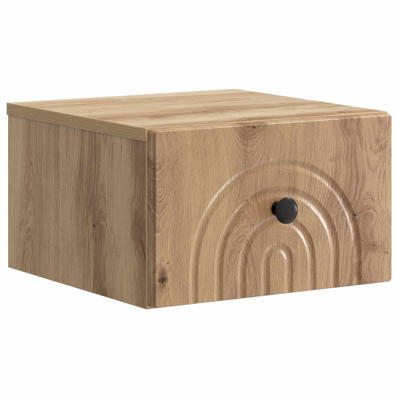 Wandmontierter Nachttisch 2 pcs Artisan-Eiche 33 x 34,5 x 20 cm