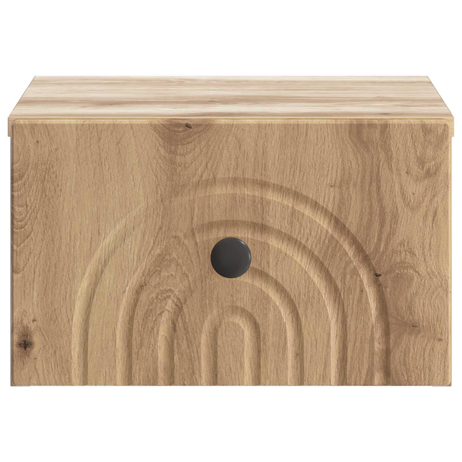 Wandmontierter Nachttisch 2 pcs Artisan-Eiche 33 x 34,5 x 20 cm