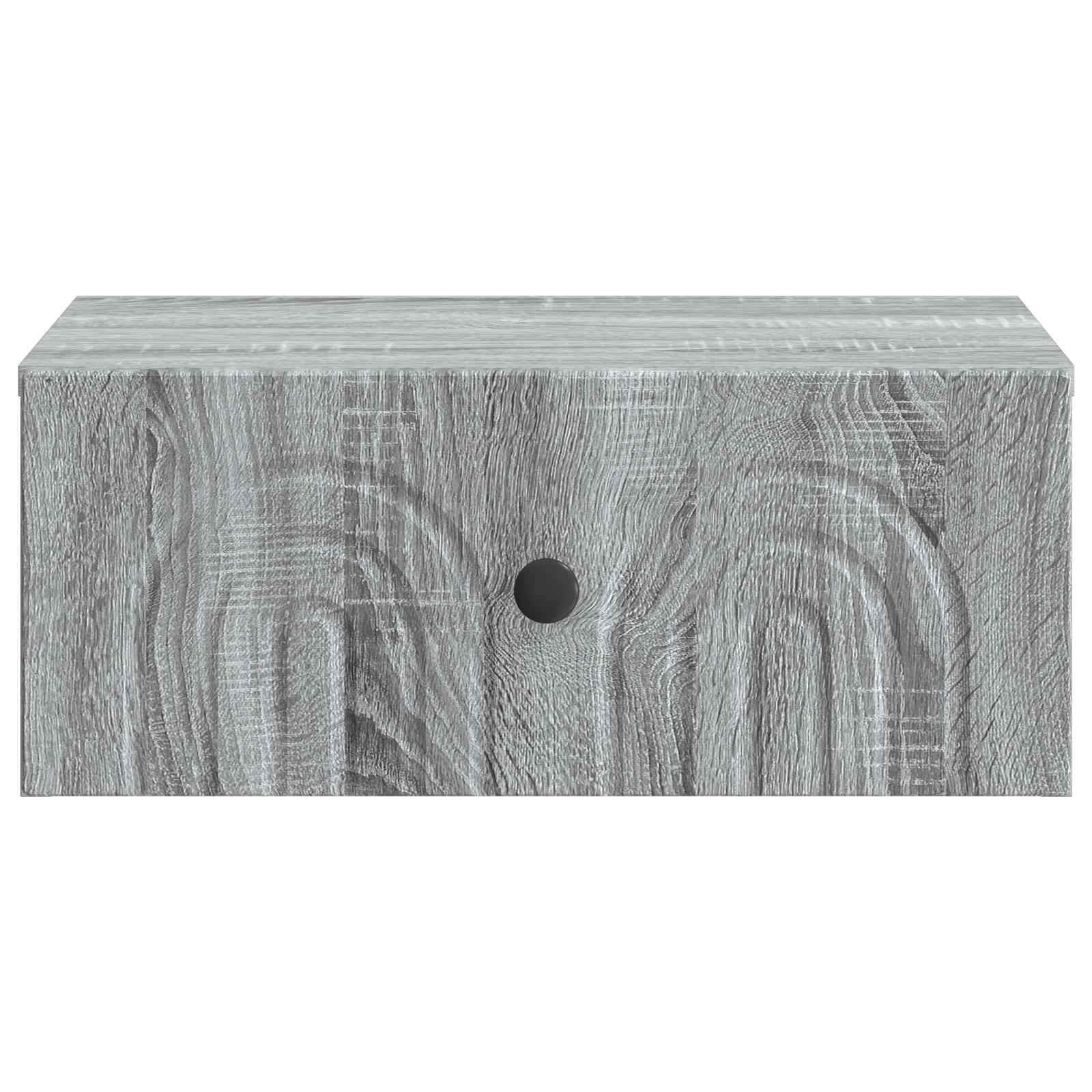 Wandmontierter Nachttisch 2 pcs Graues Sonoma 49 x 34,5 x 20 cm