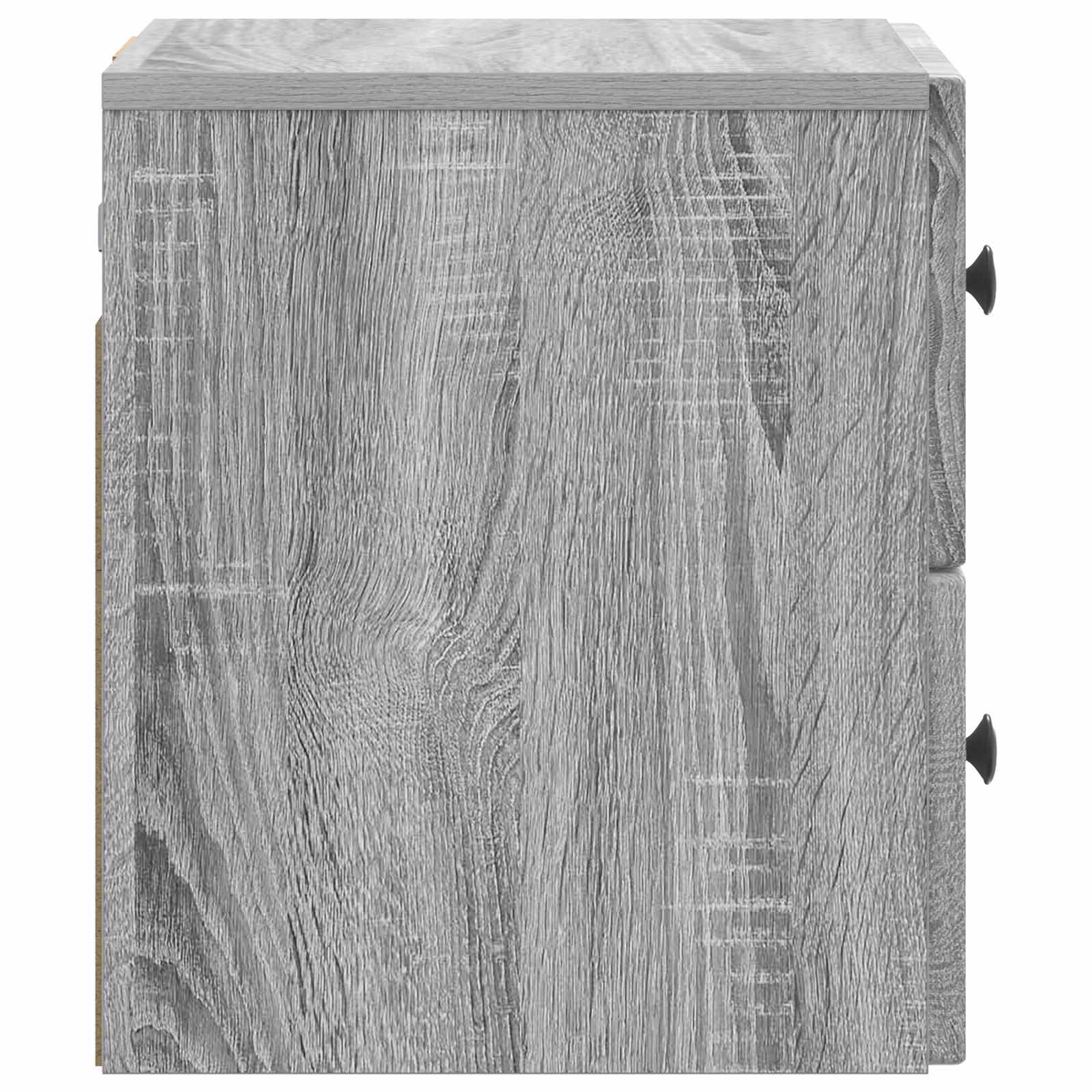Wandmontierter Nachttisch 2 pcs Graues Sonoma 33 x 34,5 x 40 cm