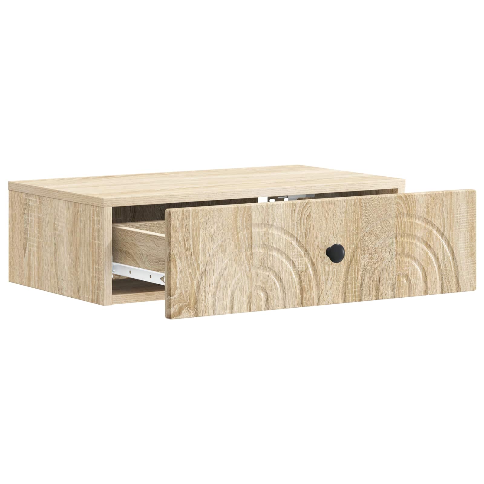 Wandmontierter Beistelltisch Sonoma-Eiche 59 x 34,5 x 17 cm