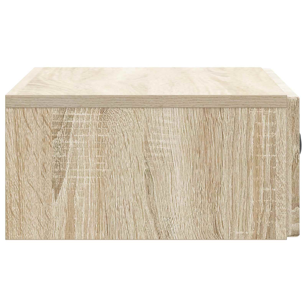 Wandmontierter Beistelltisch Sonoma-Eiche 59 x 34,5 x 17 cm