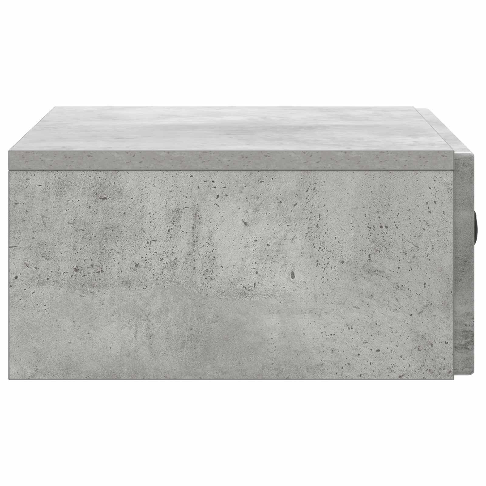 Wandmontierter Beistelltisch Betongrau 59 x 34,5 x 17 cm
