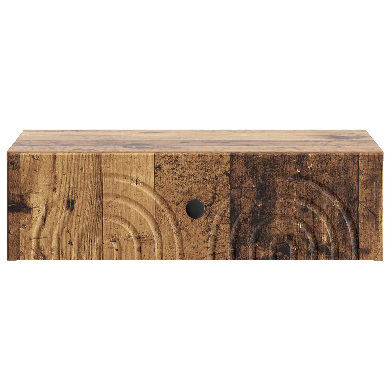 Wandmontierter Beistelltisch Altholz 59 x 34,5 x 17 cm