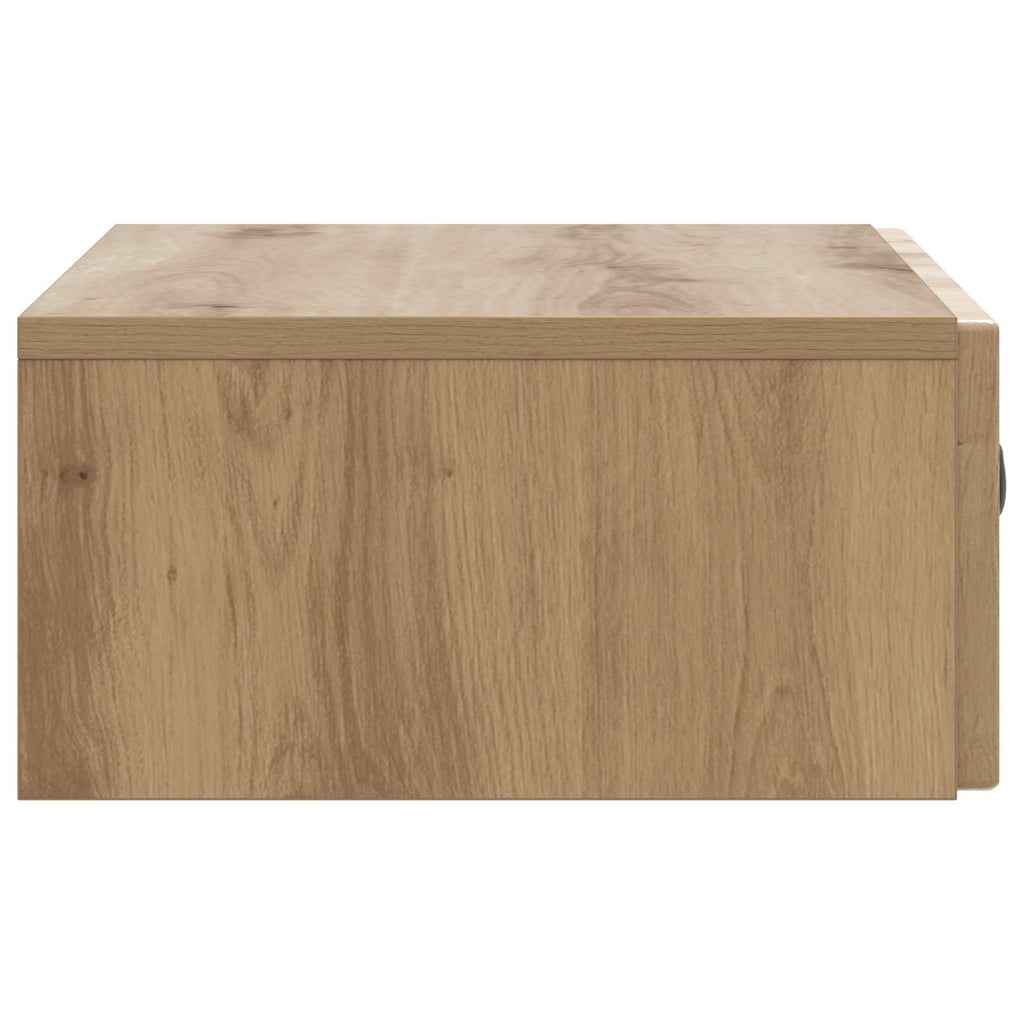 Wandmontierter Beistelltisch Artisan-Eiche 59 x 34,5 x 17 cm