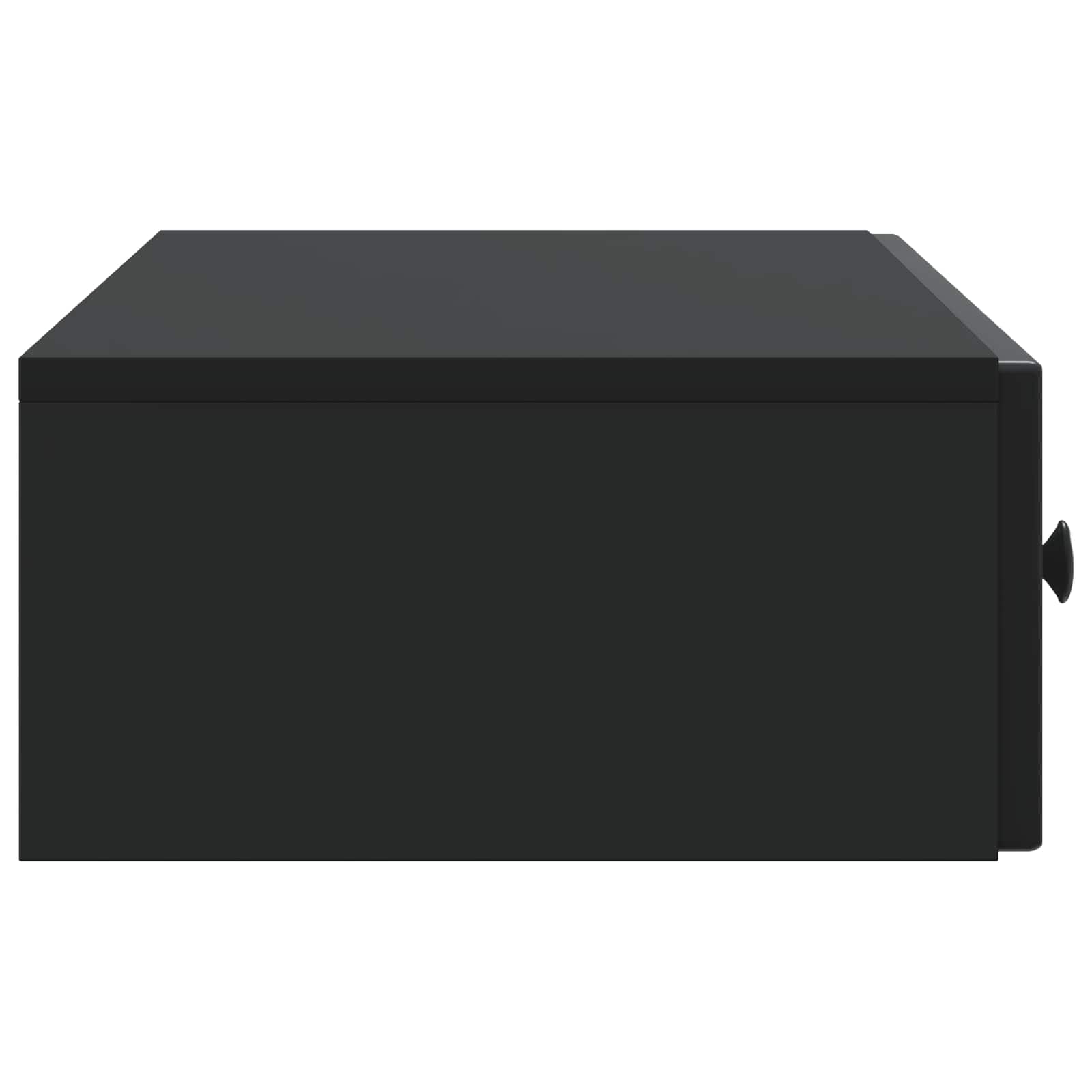 Wandmontierter Beistelltisch Schwarz 87,5 x 34,5 x 17 cm