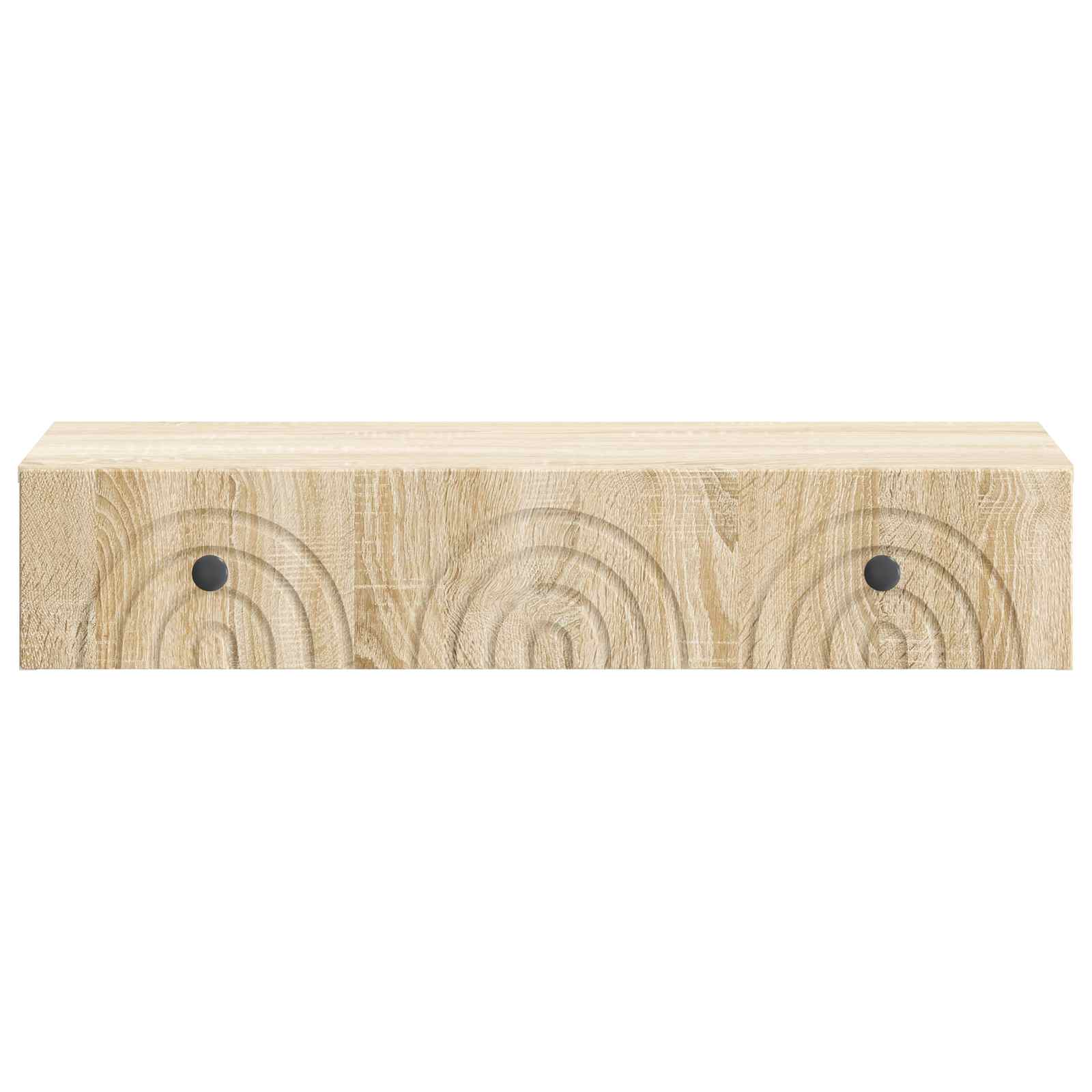 Wandmontierter Beistelltisch Sonoma-Eiche 87,5 x 34,5 x 17 cm