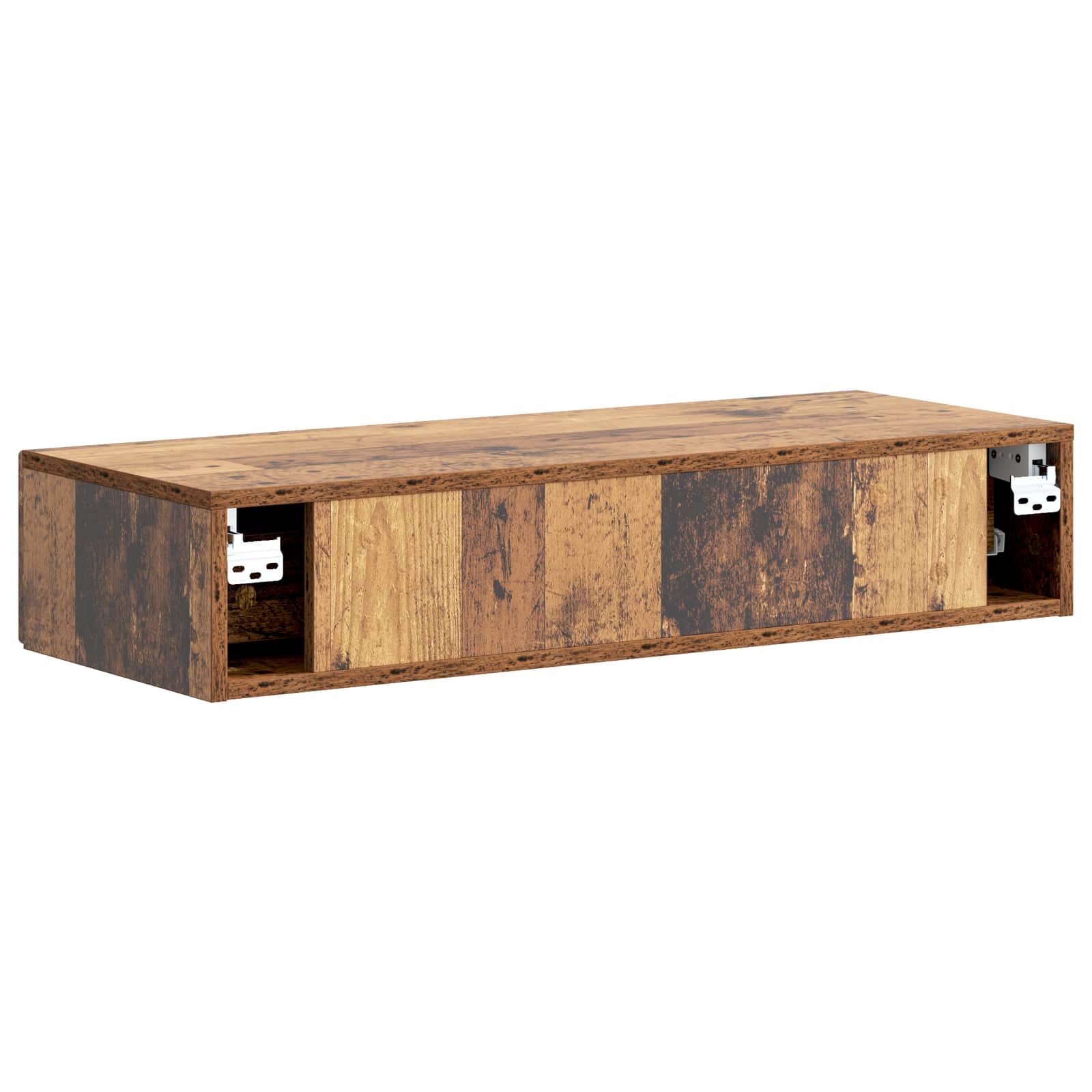Wandmontierter Beistelltisch Altholz 87,5 x 34,5 x 17 cm