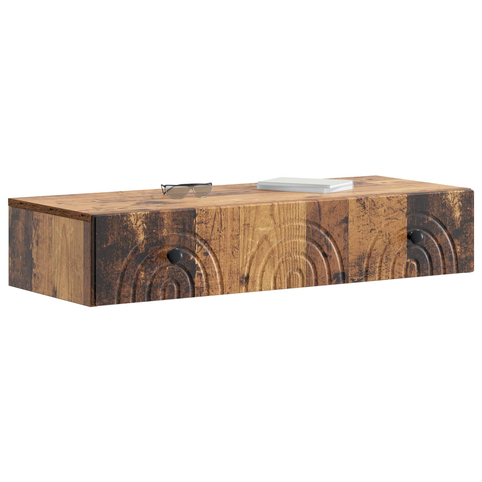Wandmontierter Beistelltisch Altholz 87,5 x 34,5 x 17 cm