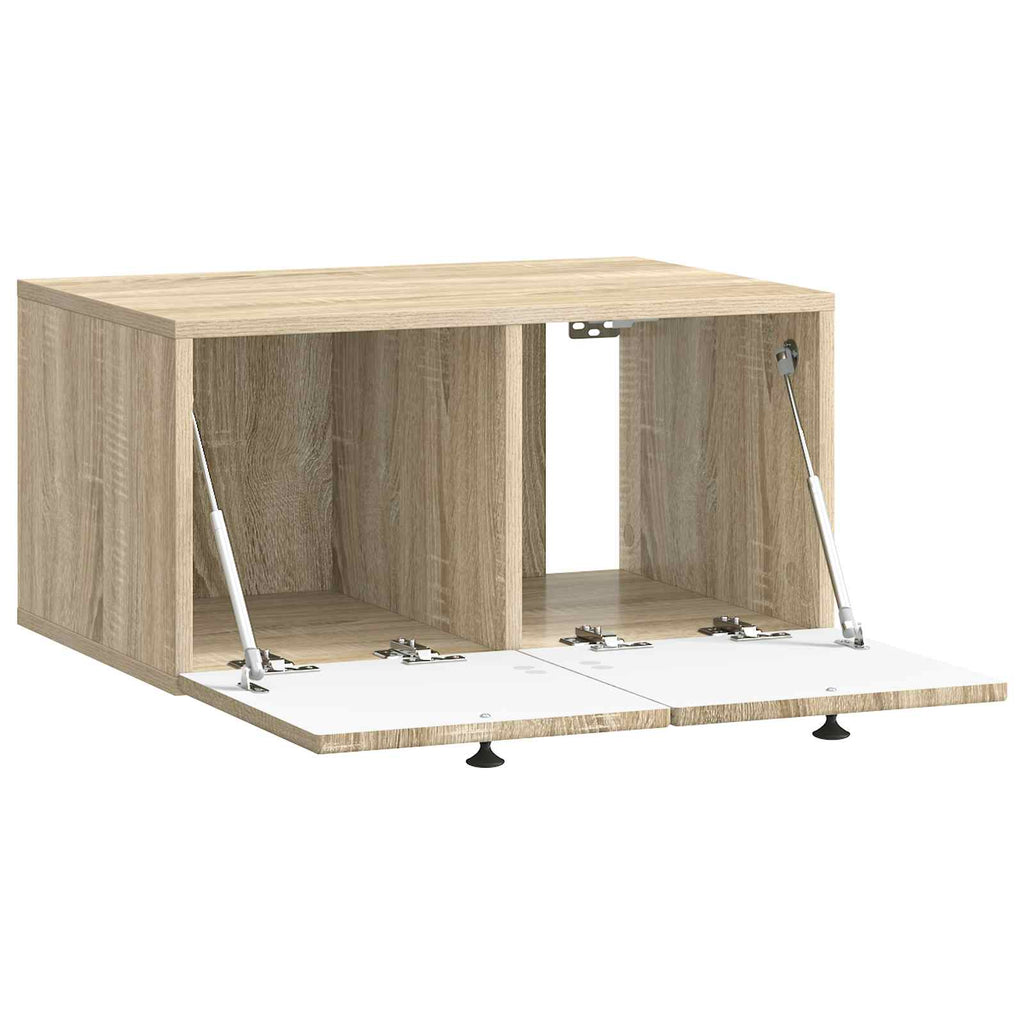 Wandmontierter TV-Schrank Sonoma-Eiche 59,5 x 41 x 30 cm