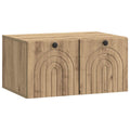 Wandmontierter TV-Schrank Artisan-Eiche 59,5 x 41 x 30 cm