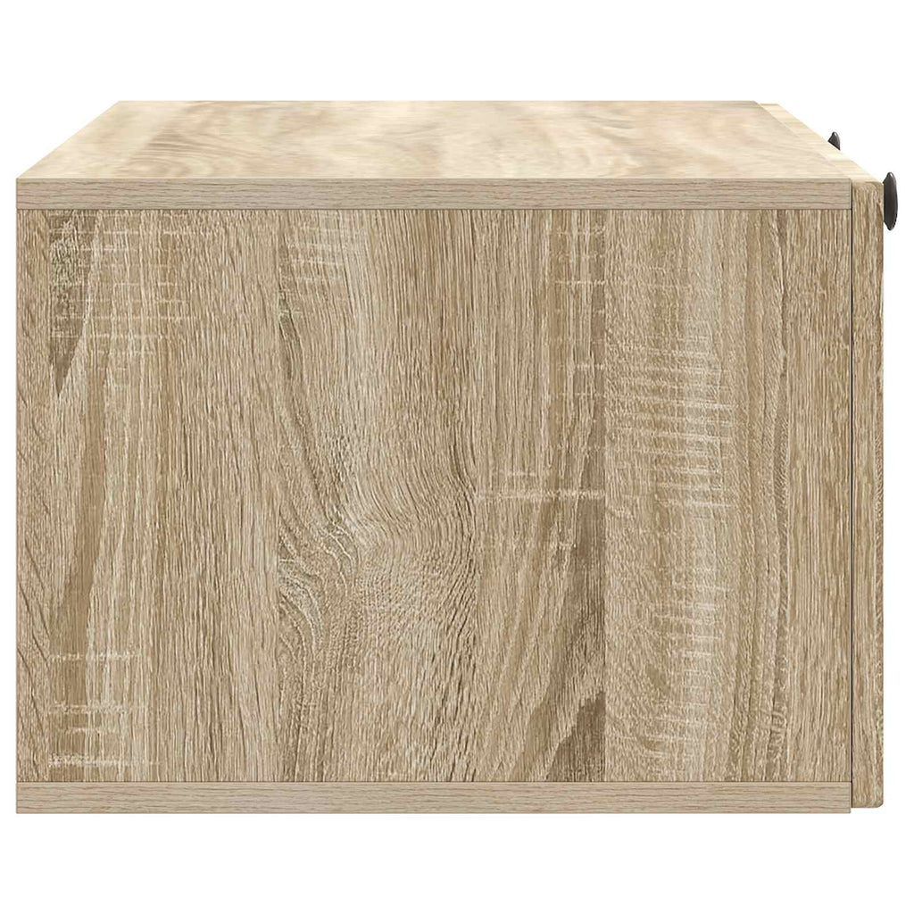 Wandmontierter TV-Schrank Sonoma-Eiche 78,5 x 41 x 30 cm