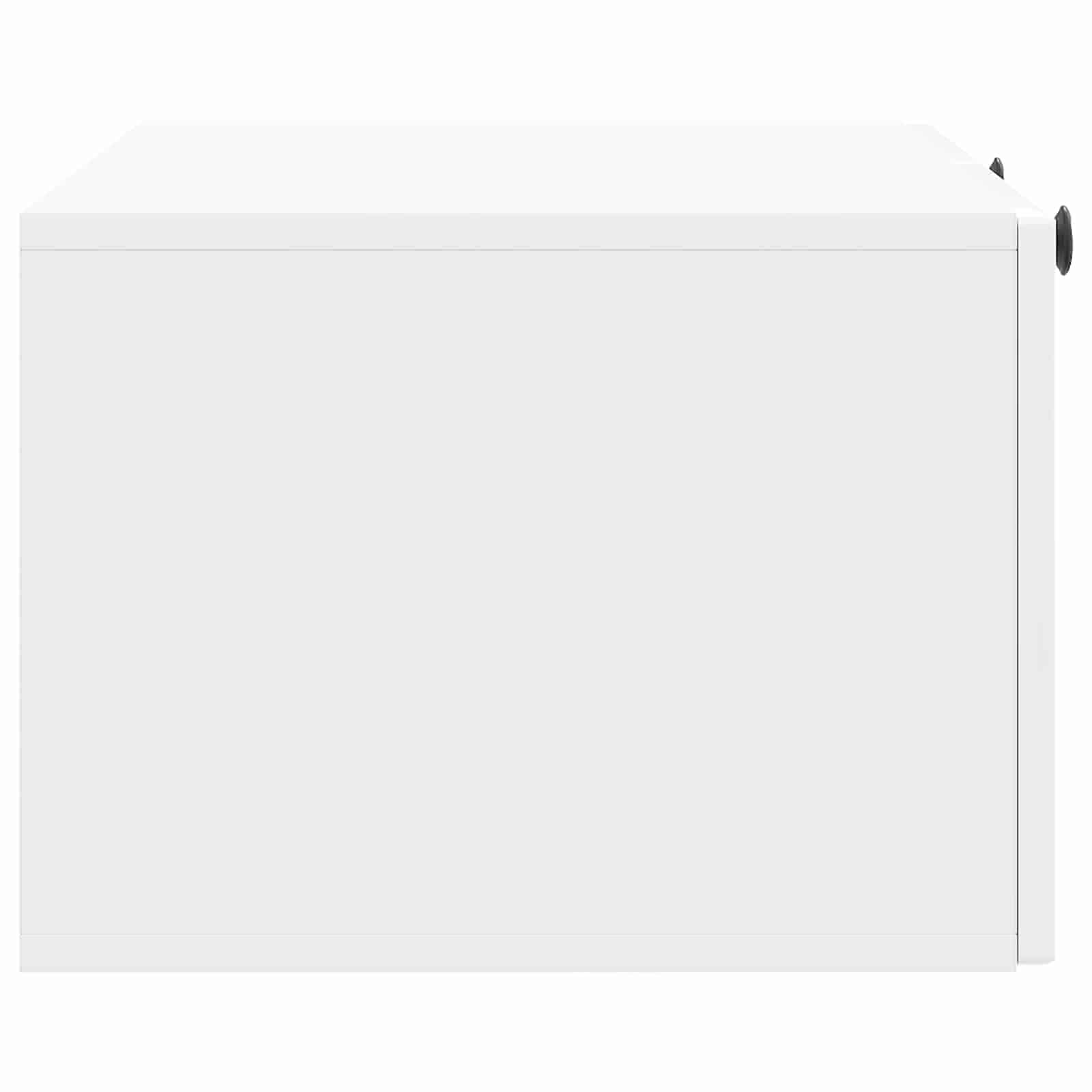 Wandmontierter TV-Schrank Hochglanz Weiß 78,5 x 41 x 30 cm