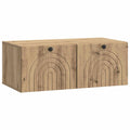 Wandmontierter TV-Schrank Artisan-Eiche 78,5 x 41 x 30 cm