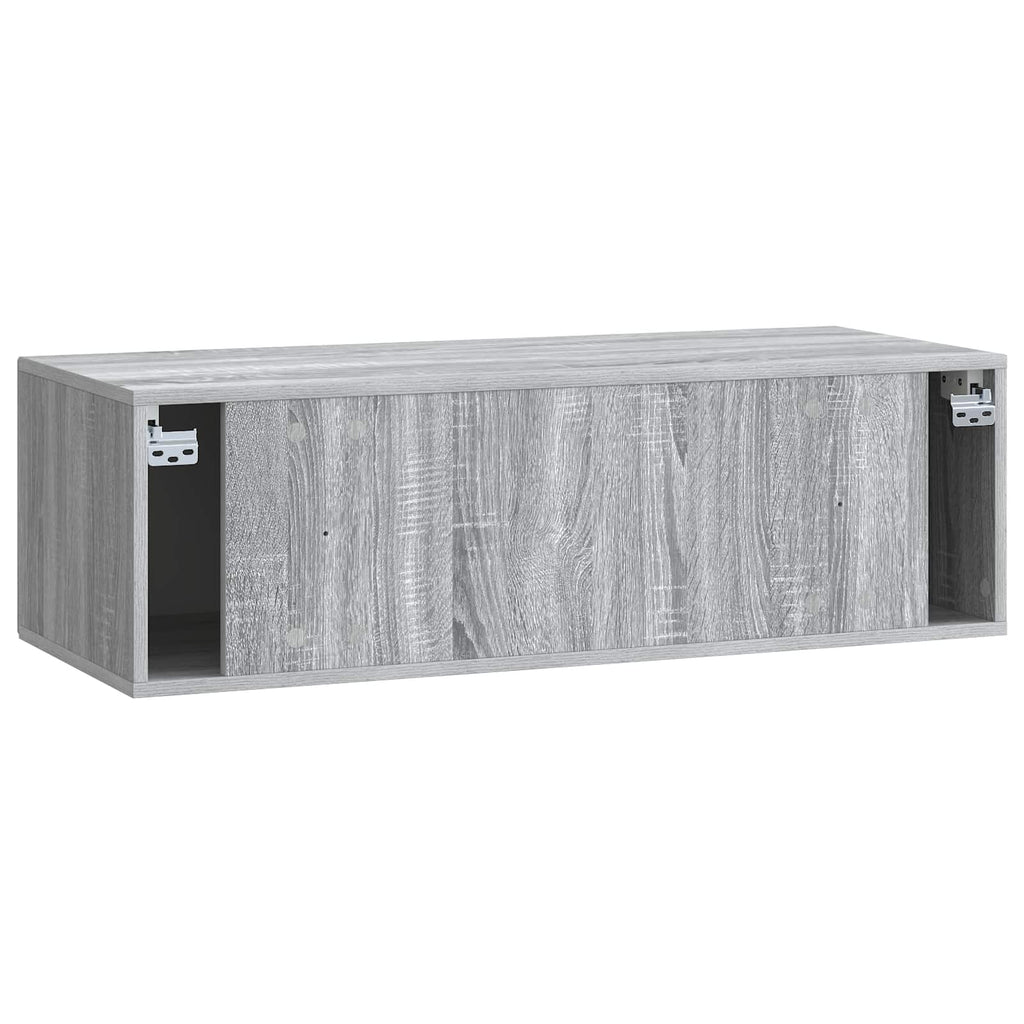 Wandmontierter TV-Schrank Graues Sonoma 99 x 41 x 30 cm