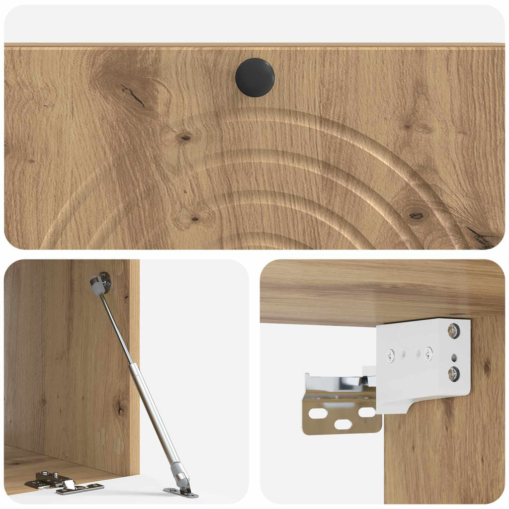 Wandmontierter TV-Schrank Artisan-Eiche 99 x 41 x 30 cm