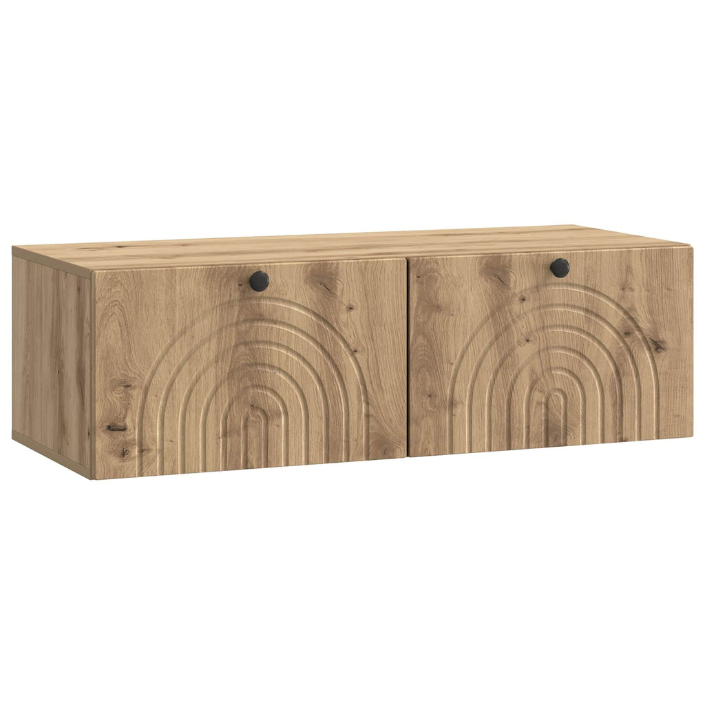 Wandmontierter TV-Schrank Artisan-Eiche 99 x 41 x 30 cm