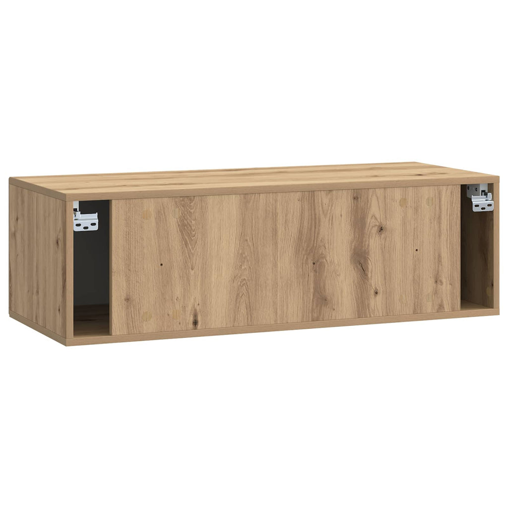 Wandmontierter TV-Schrank Artisan-Eiche 99 x 41 x 30 cm