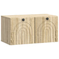 Wandmontierter TV-Schrank Sonoma-Eiche 59,5 x 31 x 30 cm