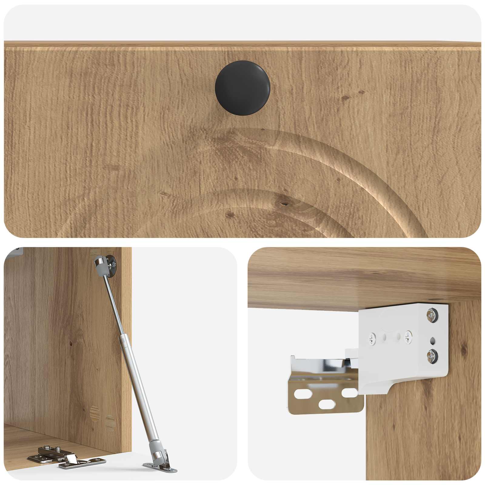 Wandmontierter TV-Schrank Artisan-Eiche 59,5 x 31 x 30 cm