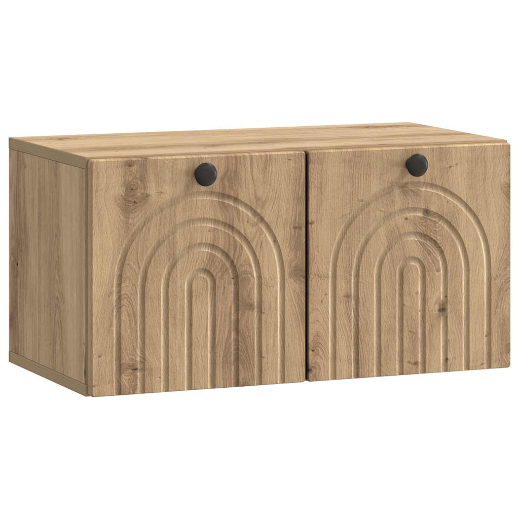 Wandmontierter TV-Schrank Artisan-Eiche 59,5 x 31 x 30 cm