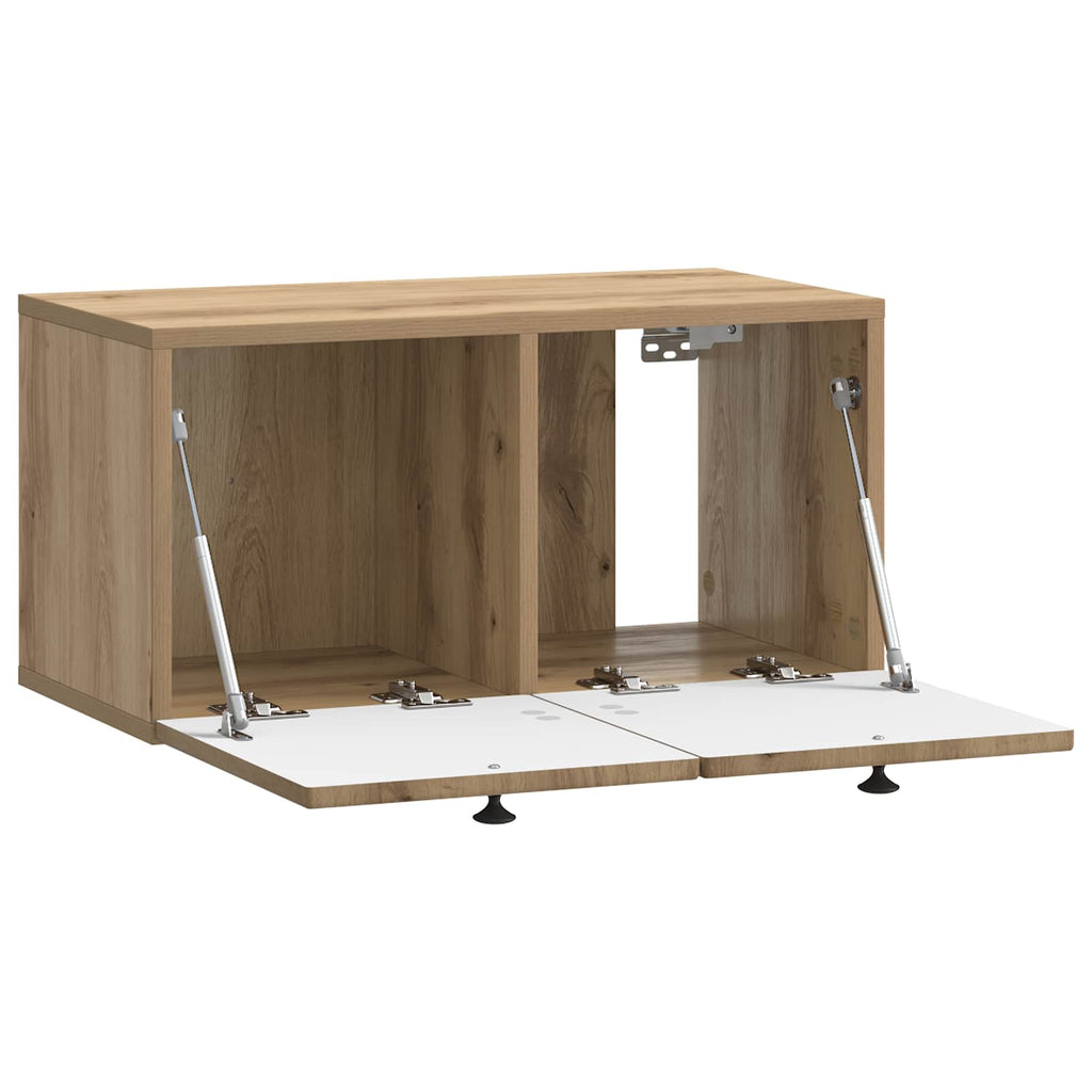 Wandmontierter TV-Schrank Artisan-Eiche 59,5 x 31 x 30 cm