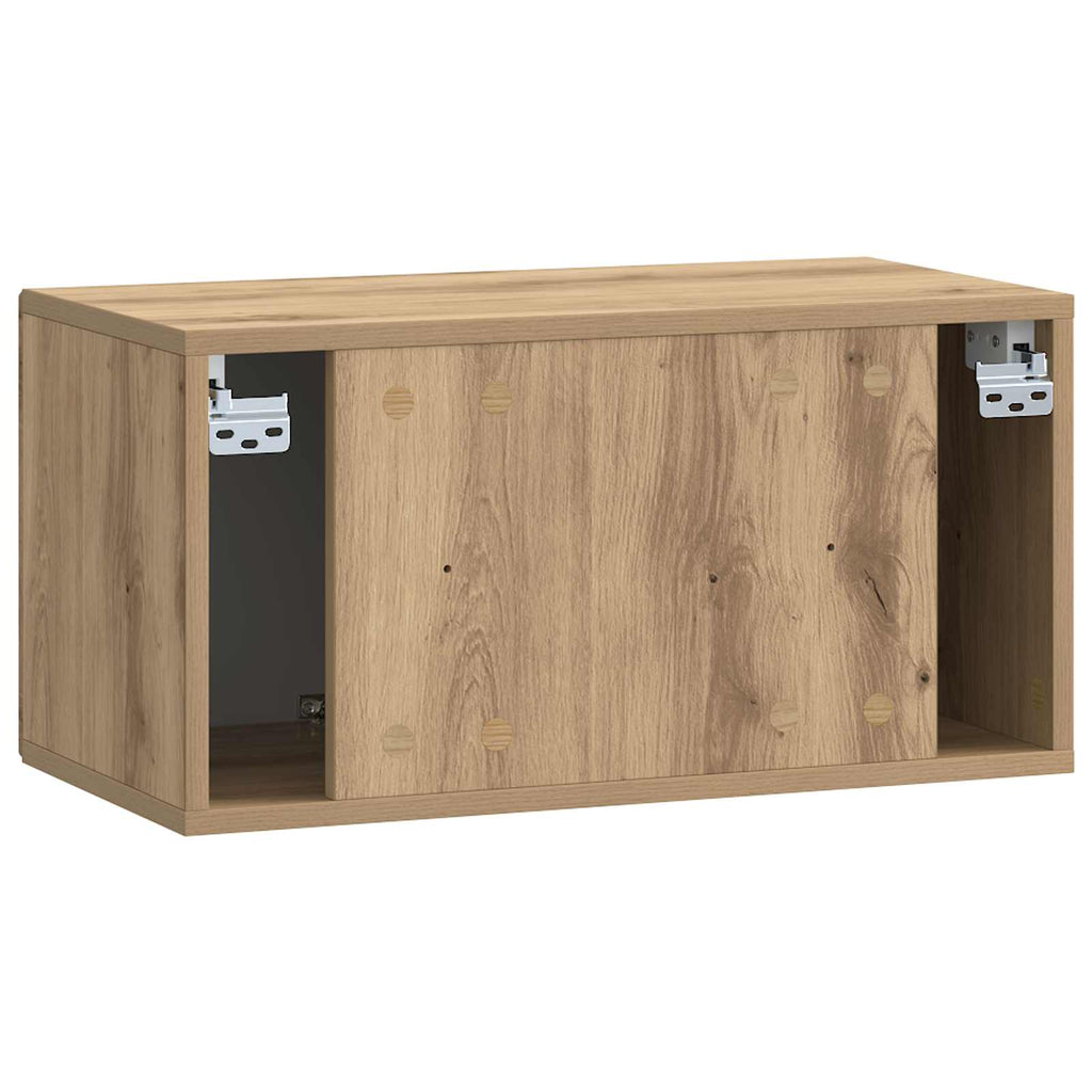 Wandmontierter TV-Schrank Artisan-Eiche 59,5 x 31 x 30 cm