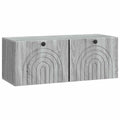 Wandmontierter TV-Schrank Graues Sonoma 78,5 x 31 x 30 cm