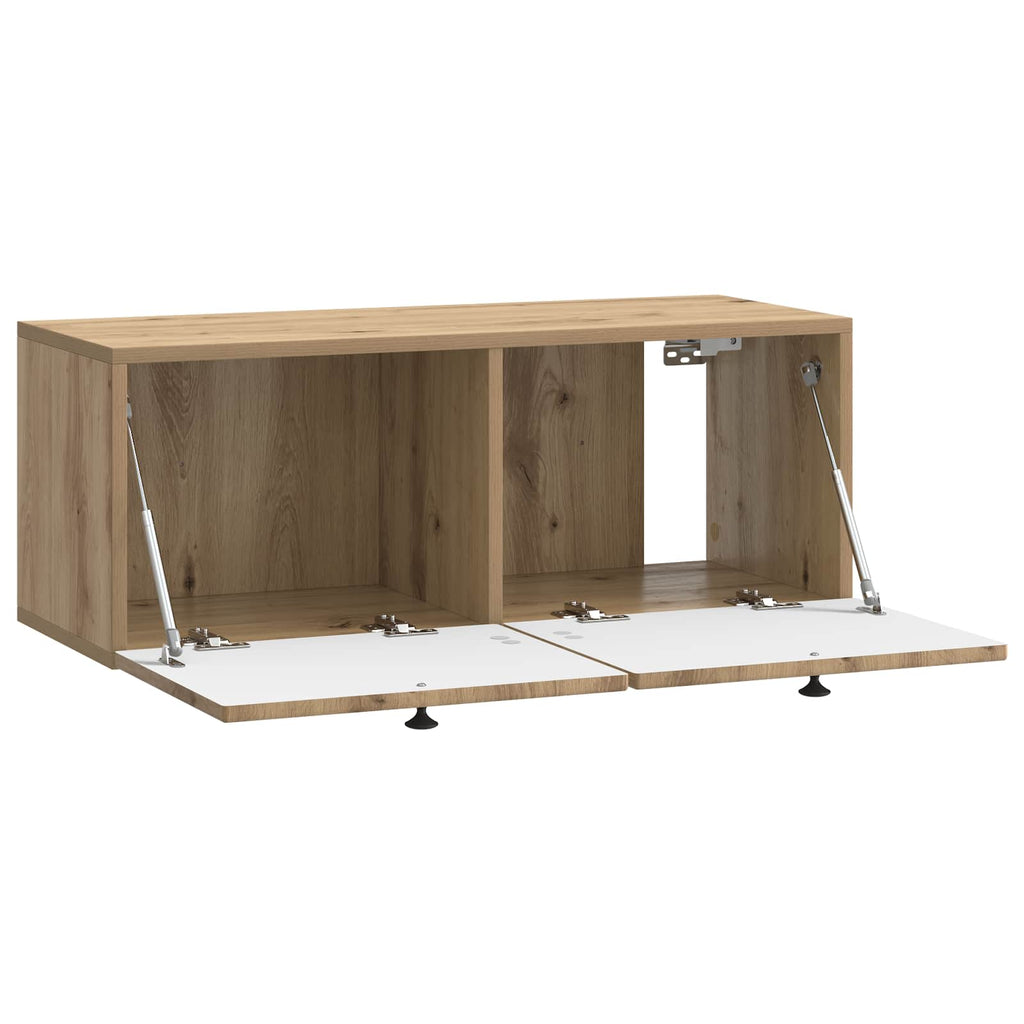 Wandmontierter TV-Schrank Artisan-Eiche 78,5 x 31 x 30 cm