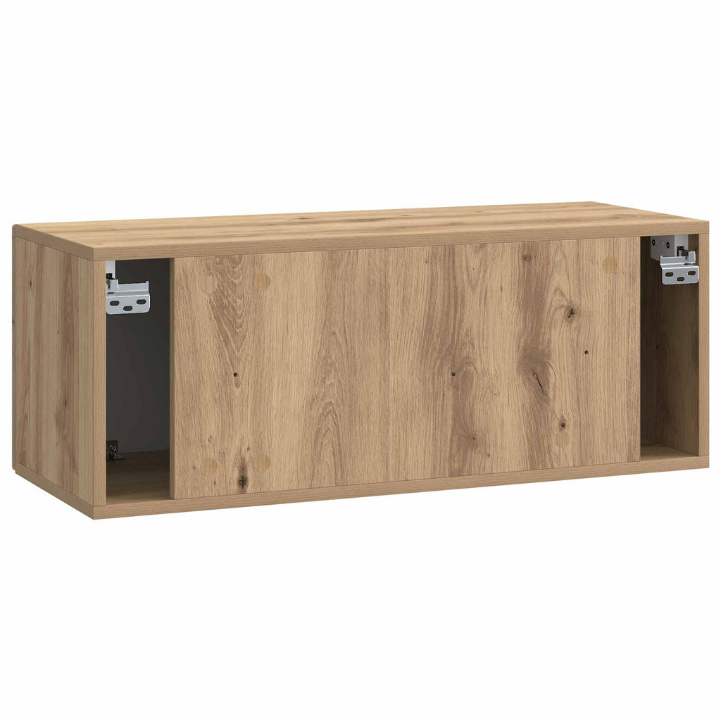 Wandmontierter TV-Schrank Artisan-Eiche 78,5 x 31 x 30 cm