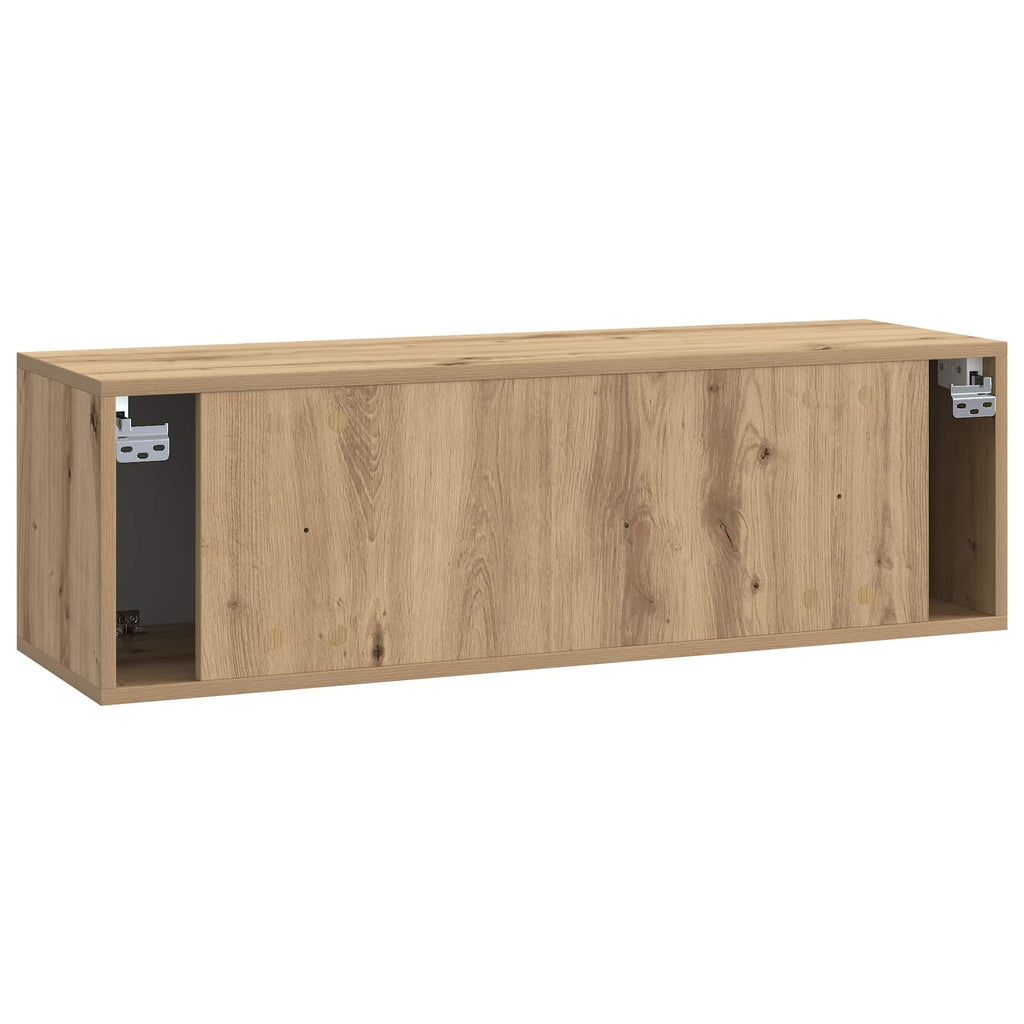 Wandmontierter TV-Schrank Artisan-Eiche 98 x 31 x 30 cm