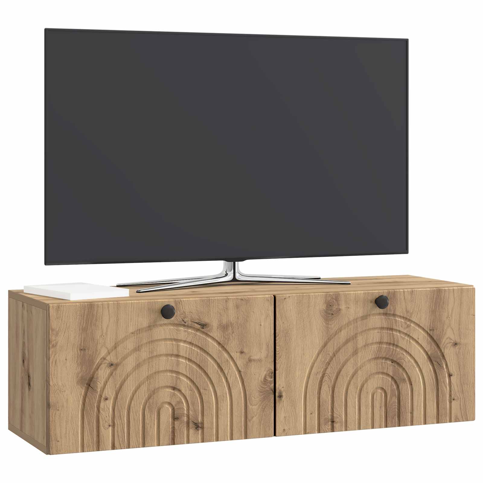 Wandmontierter TV-Schrank Artisan-Eiche 98 x 31 x 30 cm