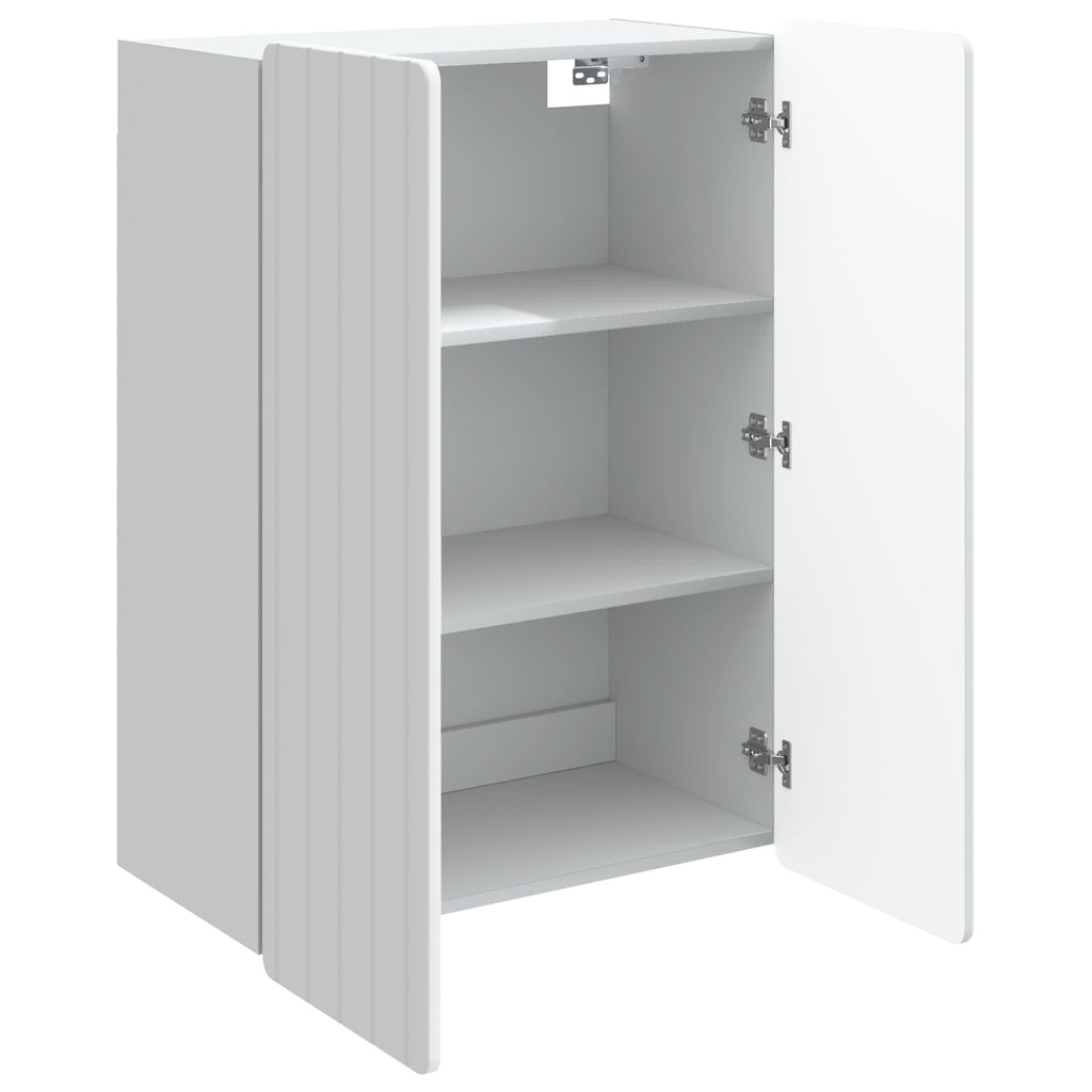 Wandschrank Weiß 66 x 34,5 x 92 cm Holzwerkstoff