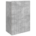 Wandschrank Betongrau 66 x 34,5 x 92 cm Holzwerkstoff