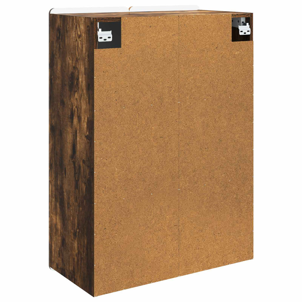 Wandschrank Geräucherte Eiche 66 x 34,5 x 92 cm Holzwerkstoff