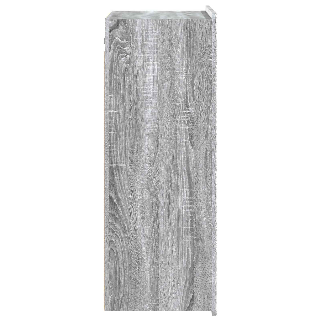 Wandschrank Grau Sonoma 66 x 34,5 x 92 cm Holzwerkstoff