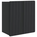 Wandschrank Schwarz 59 x 31 x 64 cm Holzwerkstoff