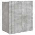 Wandschrank Betongrau 59 x 31 x 64 cm Holzwerkstoff