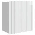 Wandschrank Hochglanz Weiß 59 x 31 x 64 cm Holzwerkstoff